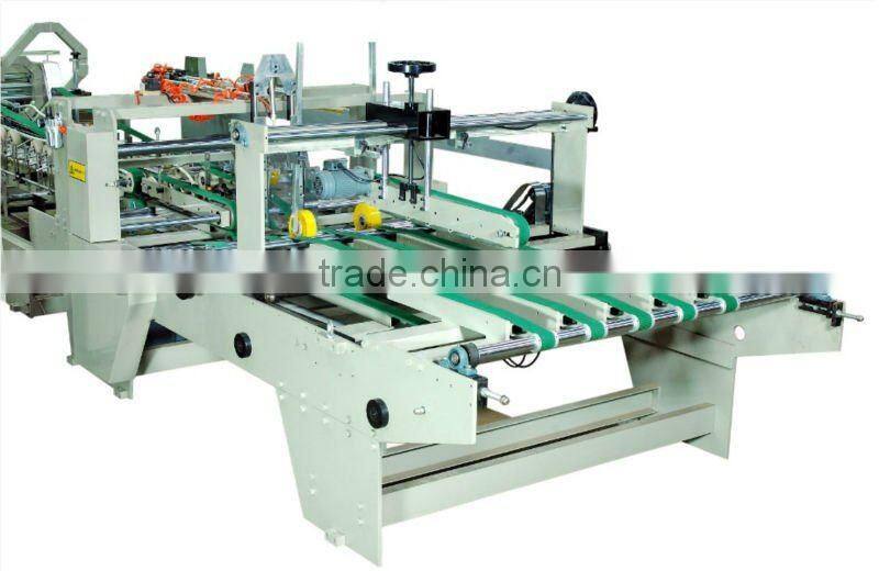 corrugated packing machinery fully automatic folder gluer machine