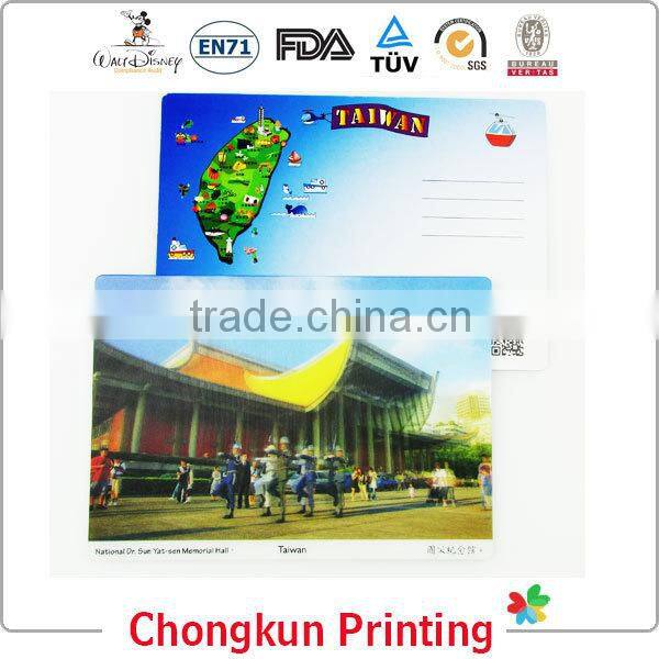 2015 Factory Colorful custom postcard printing