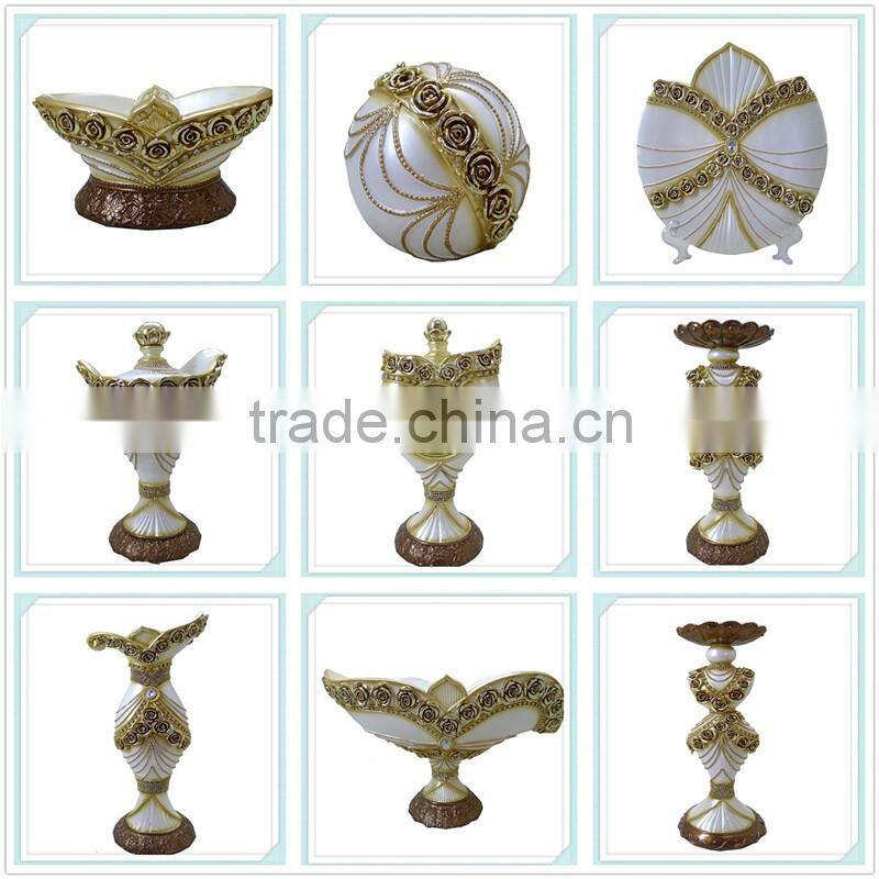 beautiful items polyresin table decoration