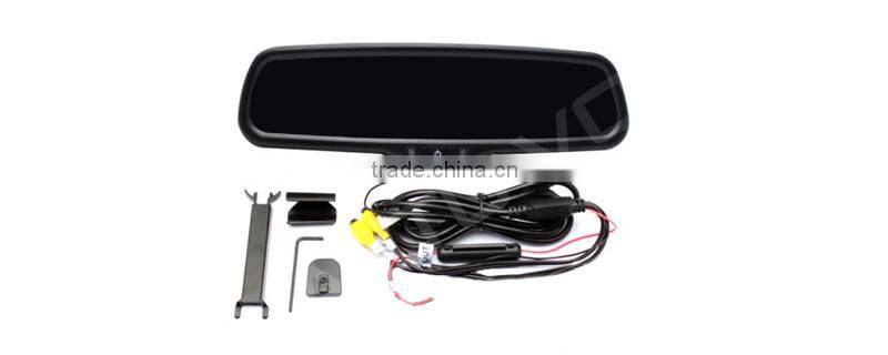 4.3" Screen TFT Car LCD Rearview DVD Mirror Monitor