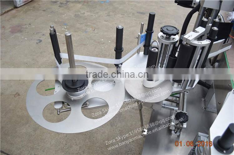 Servo motor Automatic Sticker Paper Double sides PET bottle label machinery