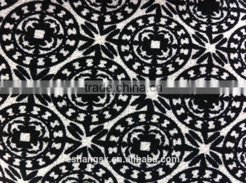 Ladies ruffle printed latest design high waist skirt