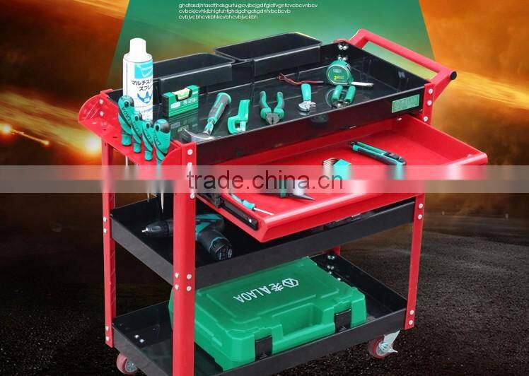 best-selling foldable 4 layer tool trolley multifunction plastic tool trolley cart
