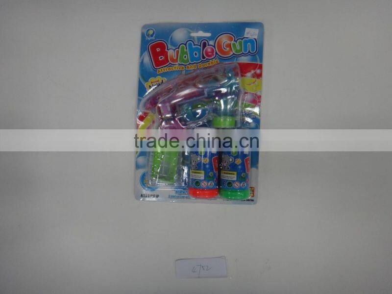 Electric Space Bubble Gun with Music & 2 Bubbles Water