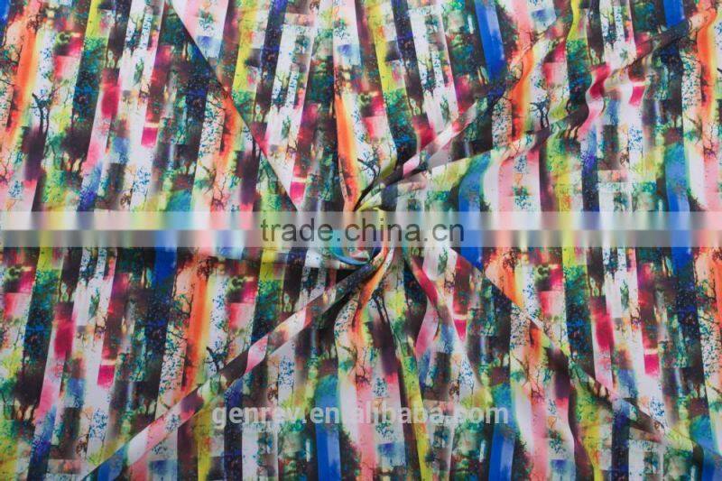 100%polyester fabric printing digital print poly fabric polyester crepe printing fabric