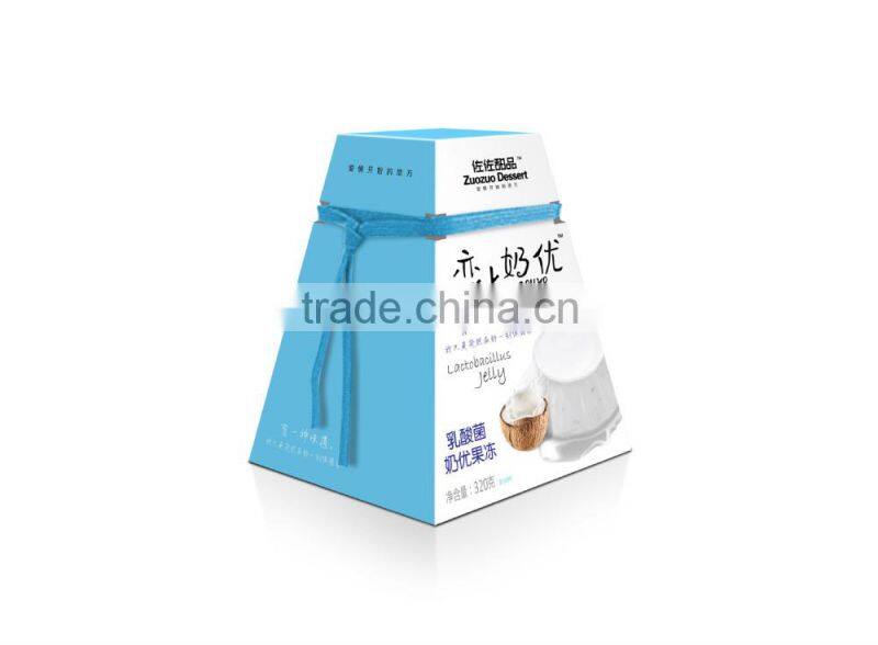 320g box packing gift packing pudding fruit cup jelly