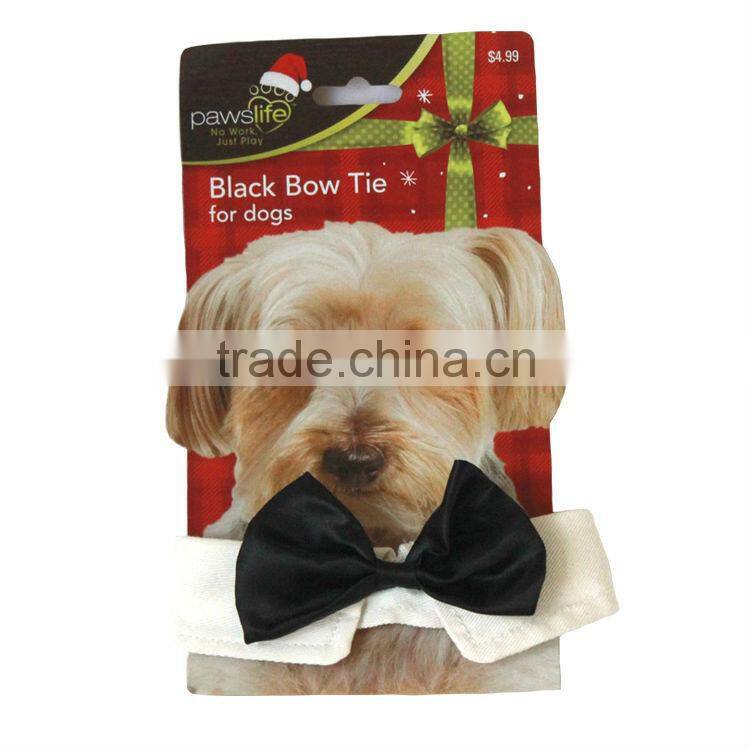 Stock Canvas Red Plaid Dog Bow tie Pet Accessories