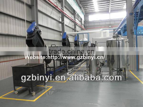 LCD recycling line plastic recycling machine