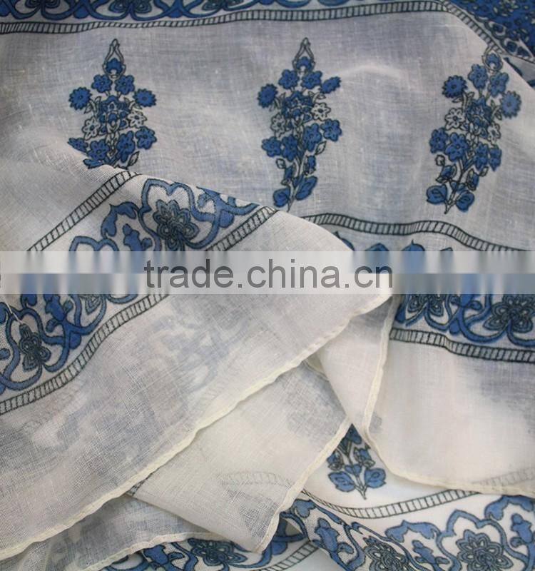 2016 fashion scarf 100% polyester fashion scarf