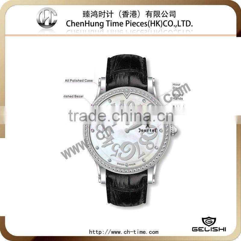 Brand ladies fashion your own women watches leather band latest