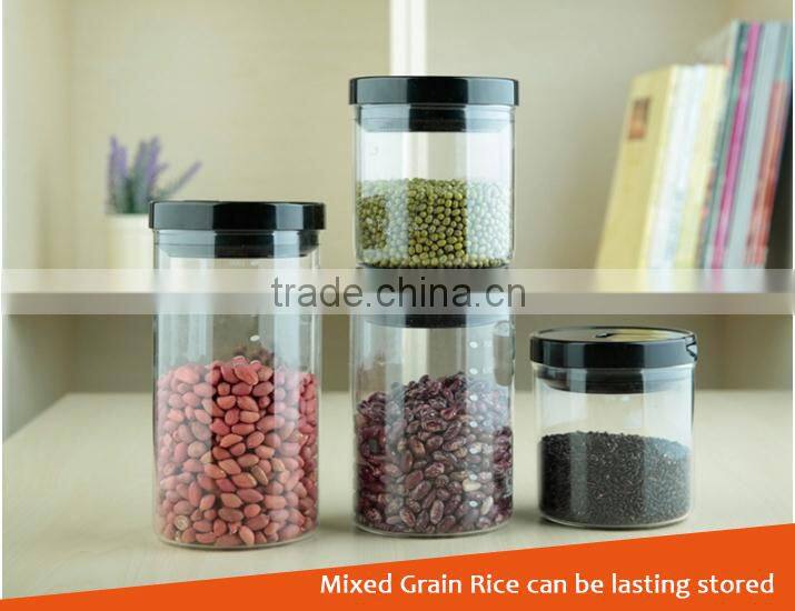 Customized Clear Fancy Water Glass Bottle Glass Jar