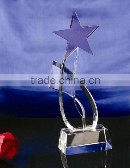 Models Custom Acrylic Trophy with Star