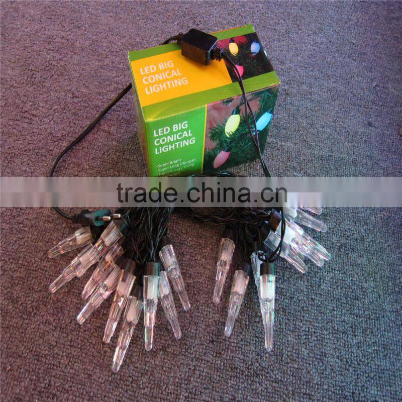 hanging led strings light with icicle CE ROHS