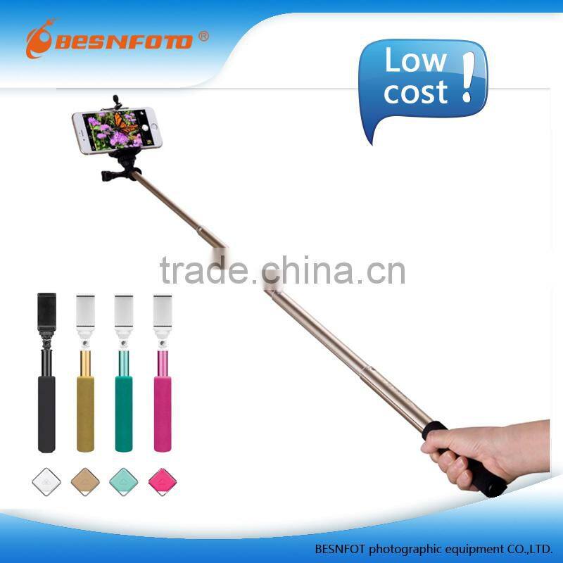 2015 hot selfie stick Selfie stcik for smartphone and action camera
