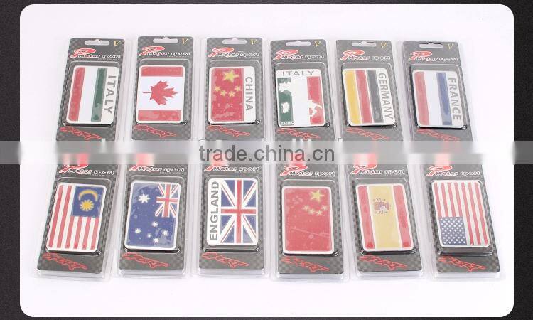 France FR Power Flag Side Rear Emblem Badge Motor Sport Decals Sticker Car