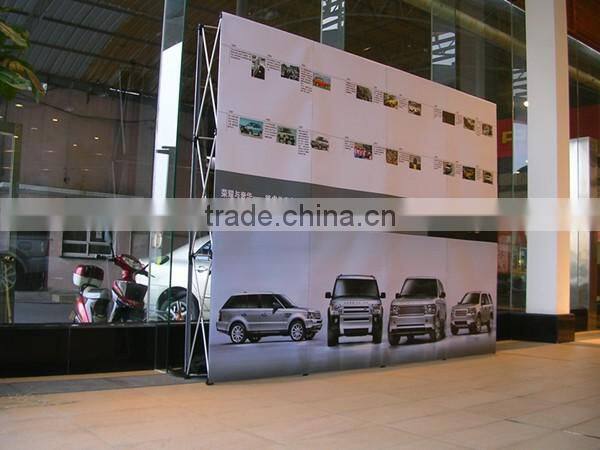 outdoor advertising magnetic frame pop up display banner stand