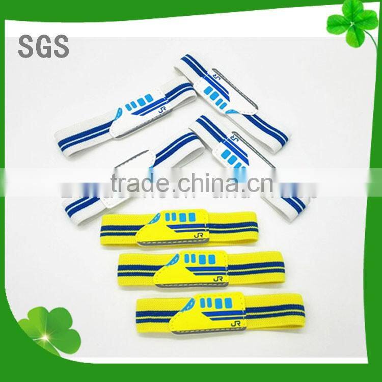 wholesale custom elastic loop band with plastic buckle