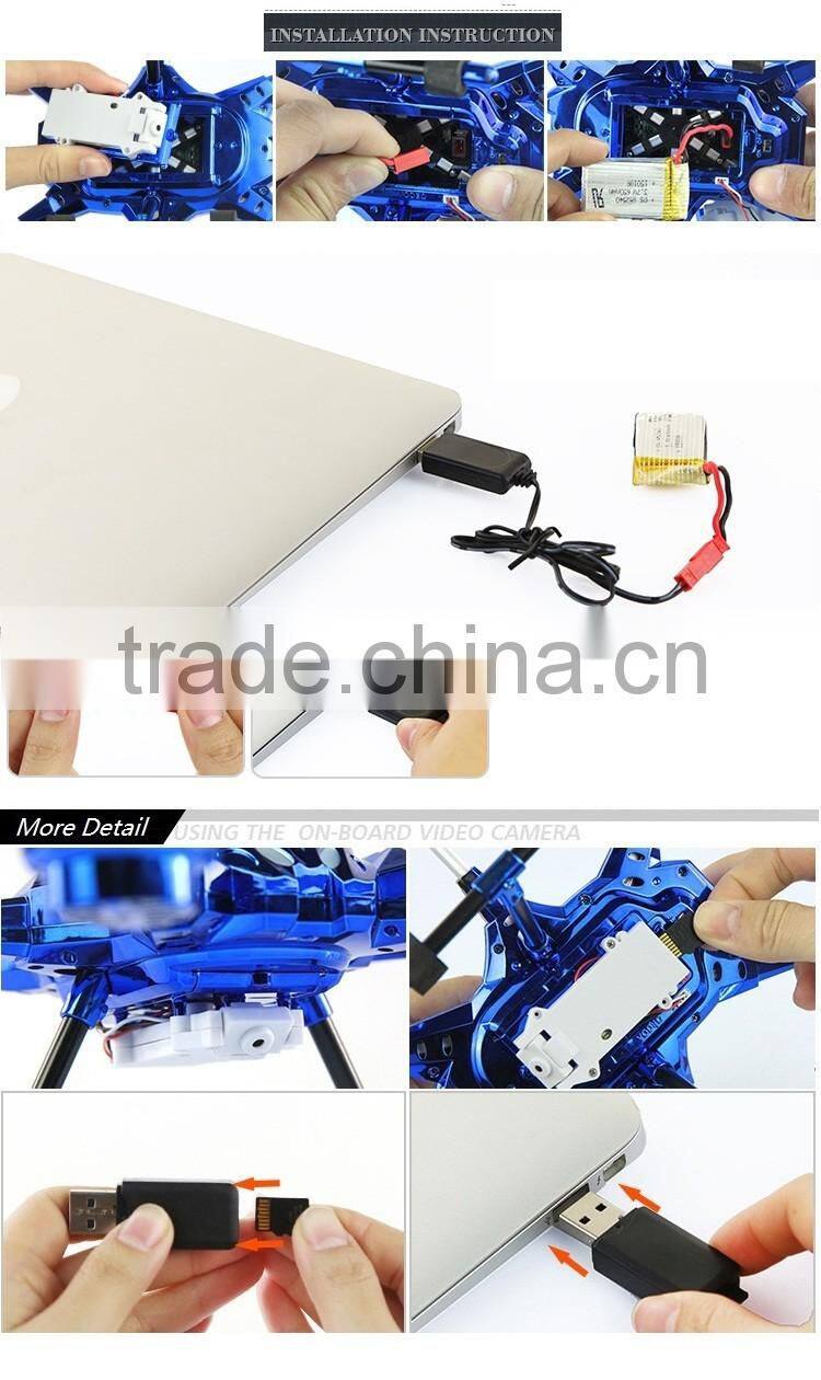 2016 New Product 2.4G 4.5CH 6-axis Gyro Drone Quadcopter With Fantastic Light GW-W609-10