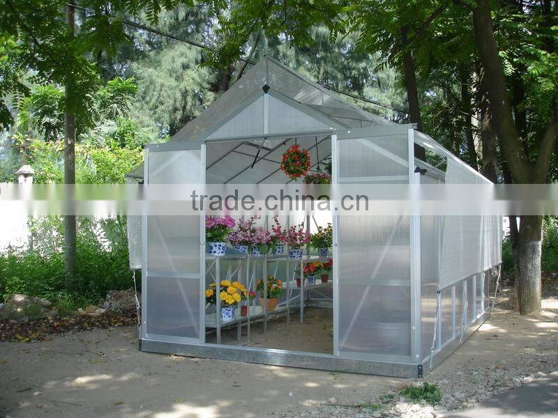 Plastic commercial garden greenhouse for sale