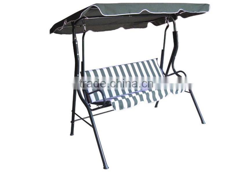 Popular outdoor garden swing chair with three seats