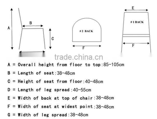 CC-75 Wedding Spandex Chair Covers For Weddings