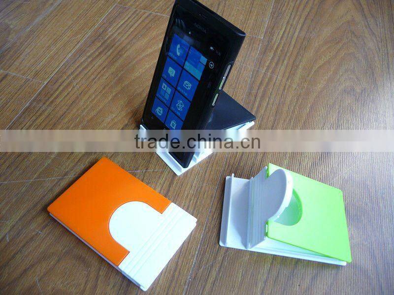 New design Plastic funny cell phone holder for desk