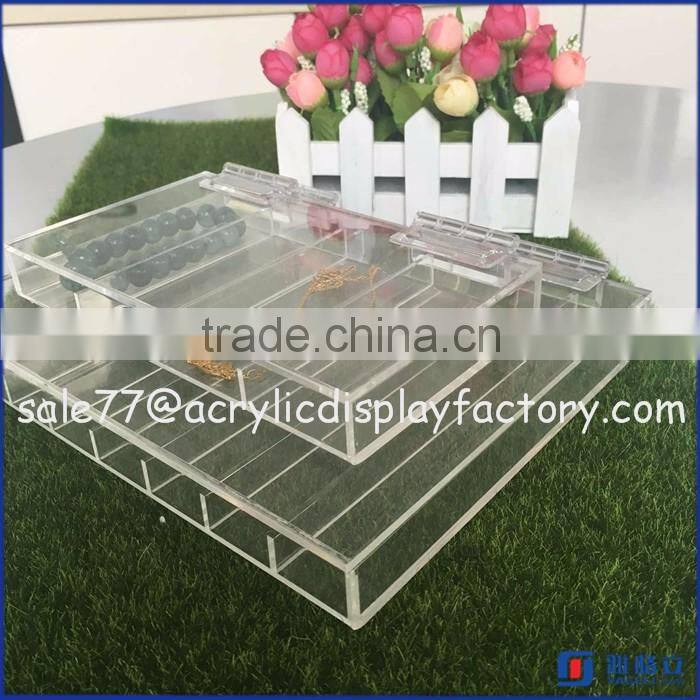 Best Product Clear Acrylic Cash Tray With Base/Modern Acrylic Cash Tray Manufacurer/Acrylic Coin Tray
