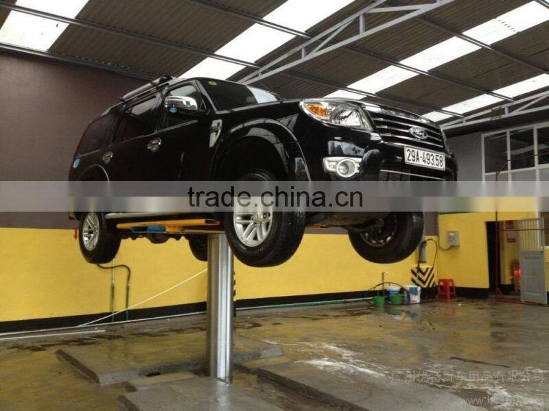 Single post lift equipment, Car washing lift