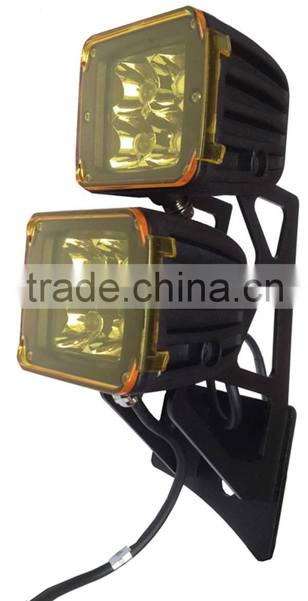 Jeep JK 2007-2014 Steel Windshield Mounting Brackets for 50" or 52" led light bar