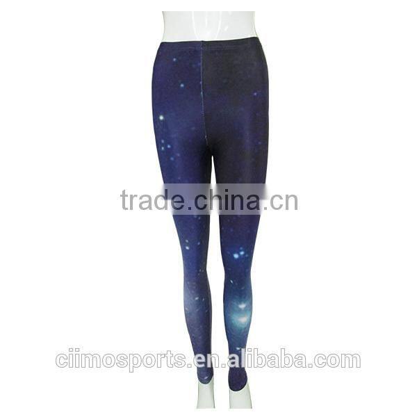 Galaxy printed sexy wholesale skin tight women leggings