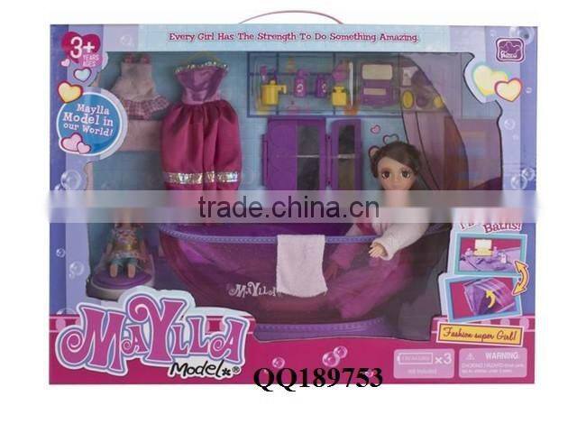 Nice 13 inch baby doll for kids with walking trainer toy doll baby doll