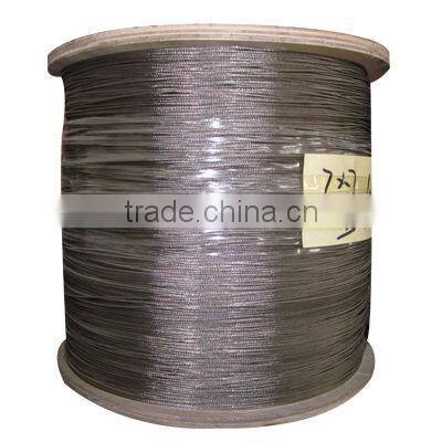 1mm stainless steel wire rope 7X7