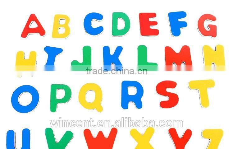 Kids Educational Toys DIY Alphabet Letter Wooden Magnet