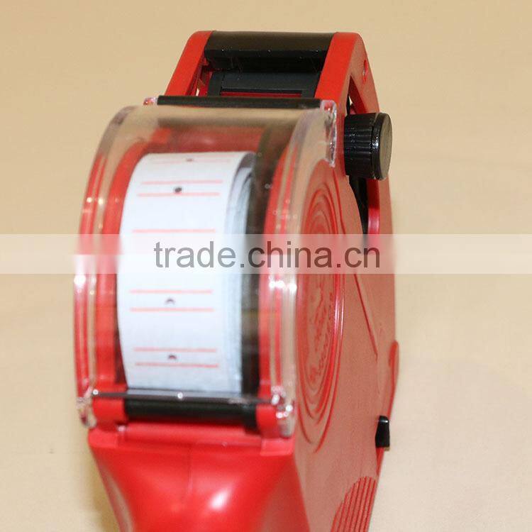 Portable one line 8 bits plastic price label gun