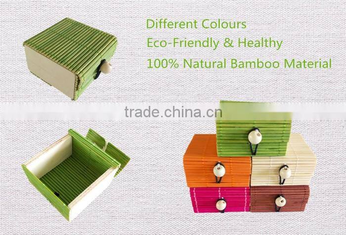 low price exquisite gift bamboo wood box for jewellery