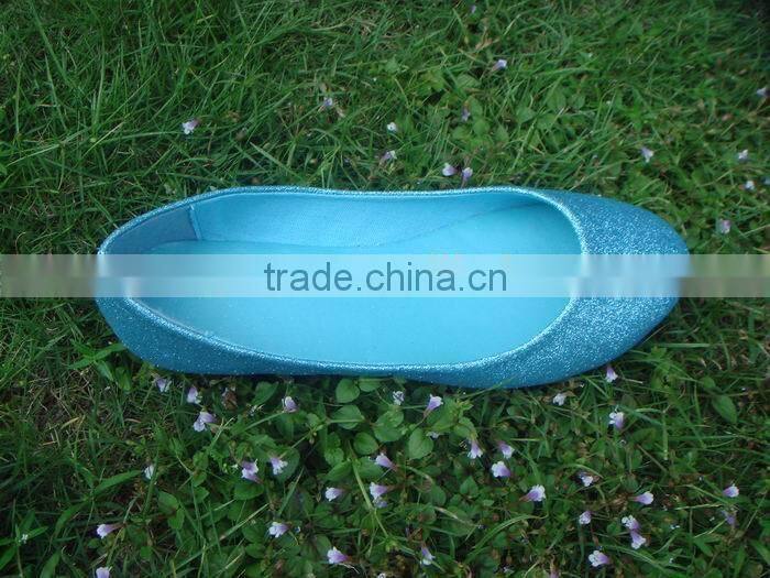 Gold glitter material women gender hot-sell flat dance jazz shoes
