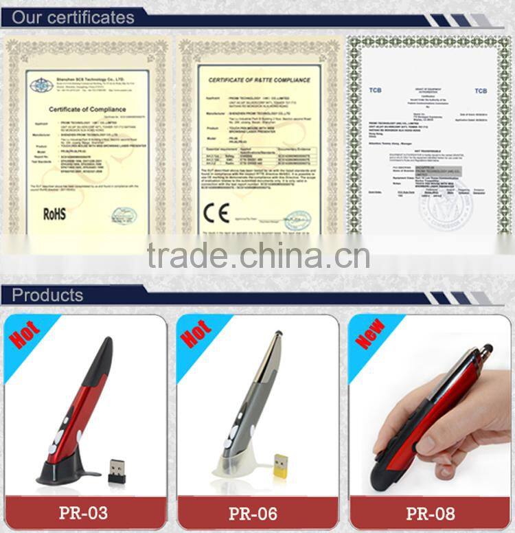 New USB laser presentation pen for teachers and business men Shenzhen factory
