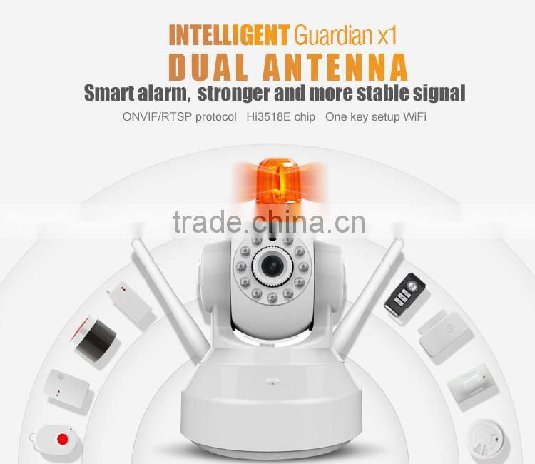 Looline Home Alarm Systems Wireless Include Smoke Alarm, Infrared Sensor And Anti Theft System