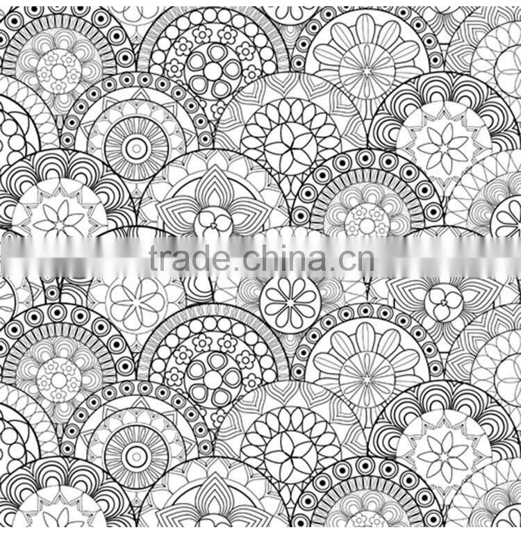 2015 Wholesale new arrive hand-painted secret garden series zen mandalas adult coloring books