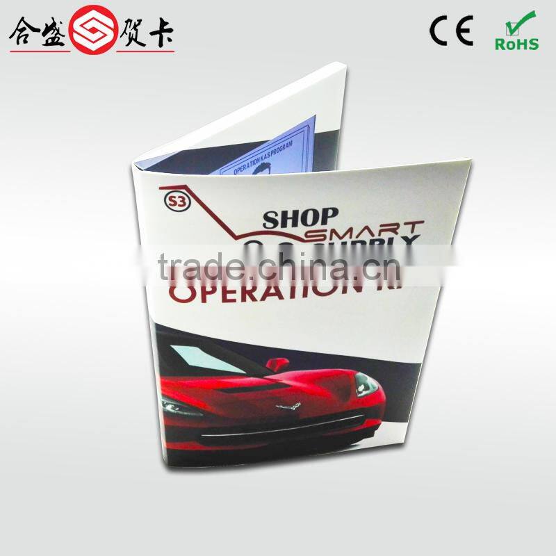 artificial handmade 5 inch video book ,video brochure card,video greeting card with 650 mAh bulit-in Lithium battery