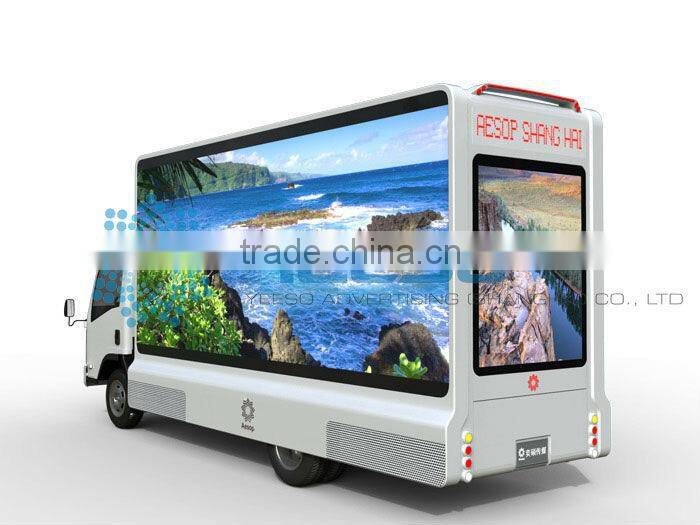 YEESO P10 LED truck and mobile video truck for outdoor advertising