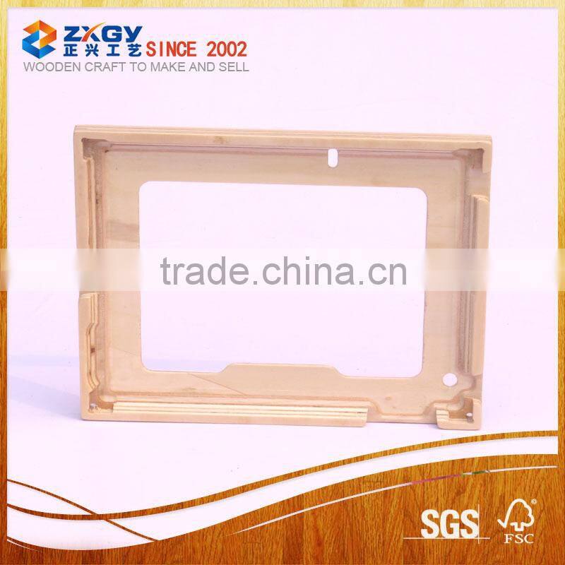 Empty Bamboo Wood Hard Back Case for Tablet