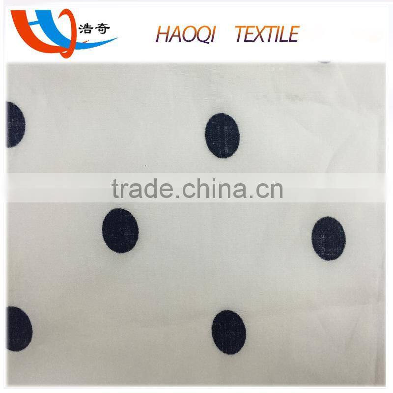dots printed 100% cotton poplin fabric for blouse