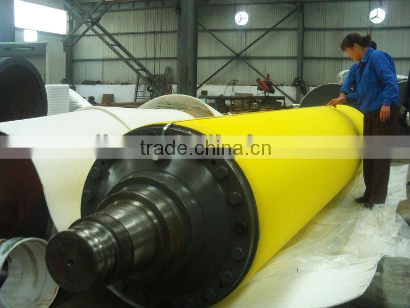 PU Coated press roll for kraft paper machine of paper mill