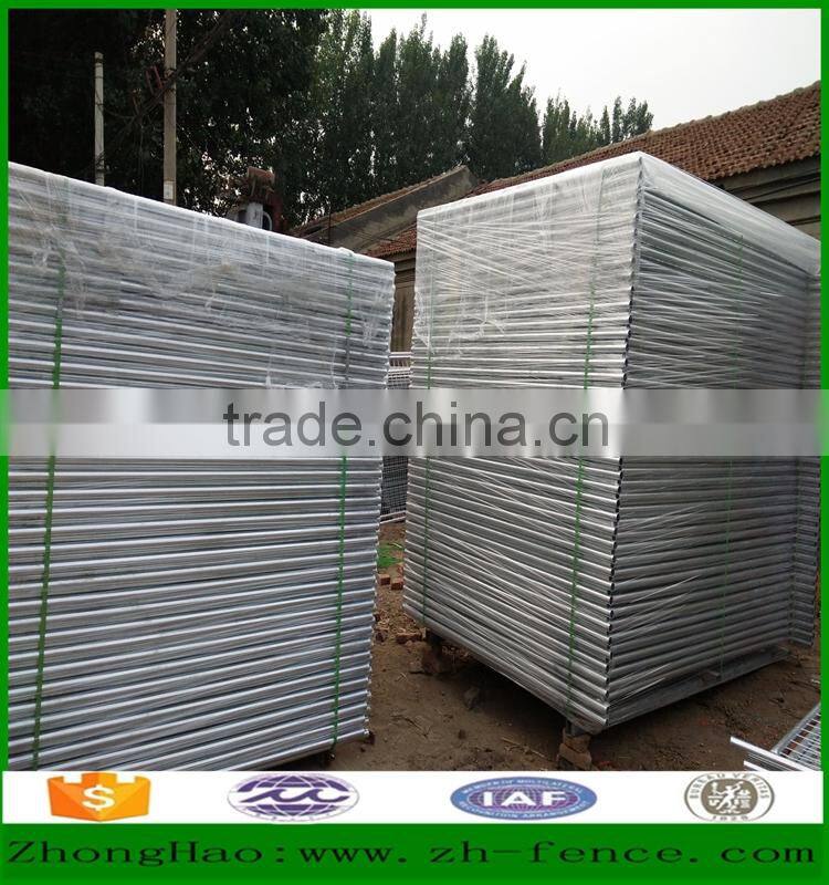 Factory direct sale hot dipped galvanized PVC coated and powder coated temporary fence