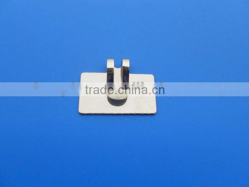 mini hat clip with customized logo/golf hat clip with printed and engraved logo