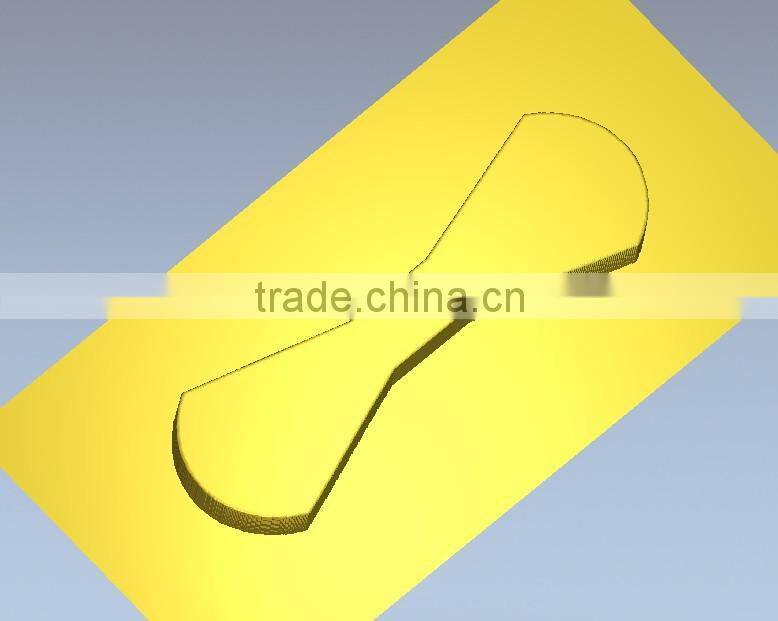 Striped Wooden Necktie in Cherry