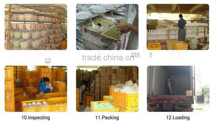 hot selling glazed ceramic cup shape flower pot with saucer