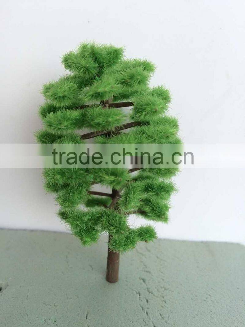 Decorative plastic tree, scale model trees, model tree in other construction , model tree base plastic, MT-15