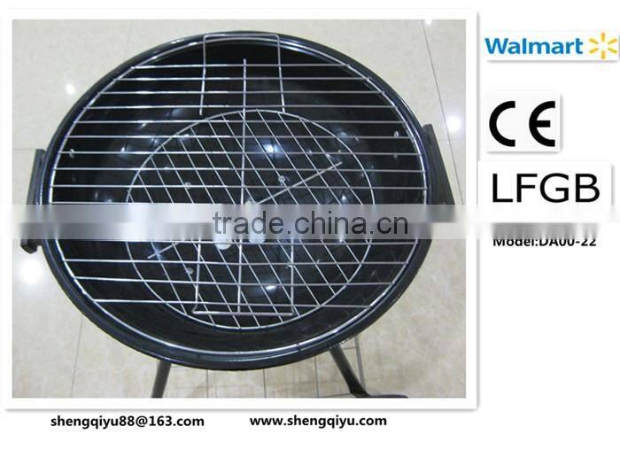 indoor/garden mini size trolley folding Easily Assembled charcoal grill for party